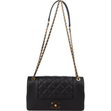Chanel Quilted Calfskin Series Double Flap Crossbody Bag