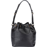 Louis Vuitton Noir Epi Leather Sac Noe Petit Shoulder Bag