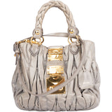 Miu Miu Quilted Matelasse Handbag