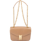 Céline Leather C Chain Crossbody Bag