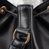 Louis Vuitton Noir Epi Leather Sac Noe Petit Shoulder Bag