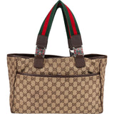 Gucci GG Monogram Web Handbag