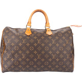 Louis Vuitton Canvas Monogram Speedy 40 Handbag