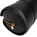 Louis Vuitton Noir Epi Leather Soufflot Handbag