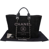 Chanel Glitter Tweed Deauville Handbag