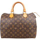 Louis Vuitton Monogram Canvas Speedy 30 Handbag
