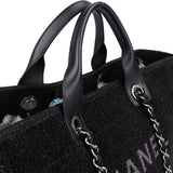 Chanel Glitter Tweed Deauville Handbag
