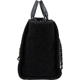 Chanel Glitter Tweed Deauville Handbag