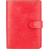 Louis Vuitton Rouge Epi Leather Agenda PM