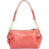 Miu Miu Pink Leather Matelasse Handbag