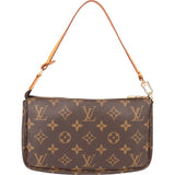 Louis Vuitton Canvas Monogram Pochette Accessoire Handbag