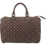 Louis Vuitton Mini Lin Monogram Speedy 30 Handbag