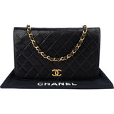 Chanel Quilted Lambskin 24K Gold Single Flap Shoulder Bag