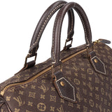 Louis Vuitton Mini Lin Monogram Speedy 30 Handbag