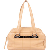 Chanel Caviar Leather Chocolate Bar Shoulder Bag