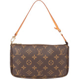 Louis Vuitton Canvas Monogram Pochette Accessoire Handbag
