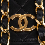 Chanel Quilted Lambskin 24K Gold Single Flap Shoulder Bag