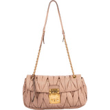 Miu Miu Quilted Leather Shoulder Bag