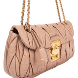 Miu Miu Quilted Leather Shoulder Bag