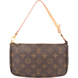 Louis Vuitton Canvas Monogram Pochette Accessoire Handbag