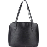 Louis Vuitton Noir Epi Leather Lussac Shoulder Bag