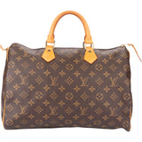 Louis Vuitton Canvas Monogram Speedy 35 Handbag