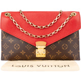 Louis Vuitton Canvas Monogram Pallas Chain Crossbody Bag