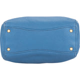 Miu Miu Blue Leather City Handbag