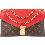 Louis Vuitton Canvas Monogram Pallas Chain Crossbody Bag