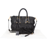 Prada Quilted Leather City Handbag