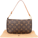 Louis Vuitton Canvas Monogram Pochette Accessoire Handbag
