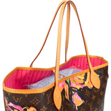 Louis Vuitton Limited Roses By Stephen Sprouse Neverfull MM Shopper Handbag