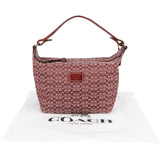 Coach Mini Monogram Signature Leather and Suede Mini Handbag