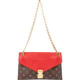 Louis Vuitton Canvas Monogram Pallas Chain Crossbody Bag