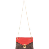 Louis Vuitton Canvas Monogram Pallas Chain Crossbody Bag