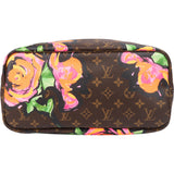 Louis Vuitton Limited Roses By Stephen Sprouse Neverfull MM Shopper Handbag