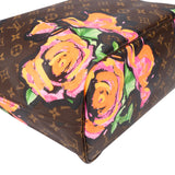 Louis Vuitton Limited Roses By Stephen Sprouse Neverfull MM Shopper Handbag