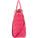Christian Dior Quilted Leather Lady Dior Handbag