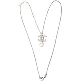 Chanel Crystal Mini CC Pearl Necklace