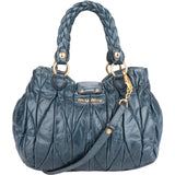 Miu Miu Quilted Leather Handbag