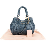 Miu Miu Quilted Leather Handbag