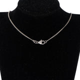 Chanel Crystal Mini CC Pearl Necklace