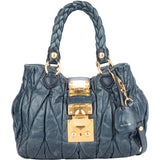 Miu Miu Quilted Leather Handbag