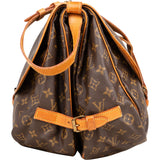 Louis Vuitton Canvas Monogram Saumur 35 Crossbody Bag