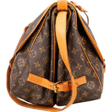 Louis Vuitton Canvas Monogram Saumur 35 Crossbody Bag