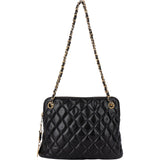 Chanel Quilted Lambskin Paris Tag Shoulder Bag