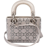 Christian Dior Limited Satin Mini Lady Dior Handbag