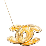 Chanel CC Matelasse Coco Big Brooch