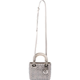 Christian Dior Limited Satin Mini Lady Dior Handbag
