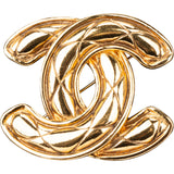 Chanel CC Matelasse Coco Big Brooch